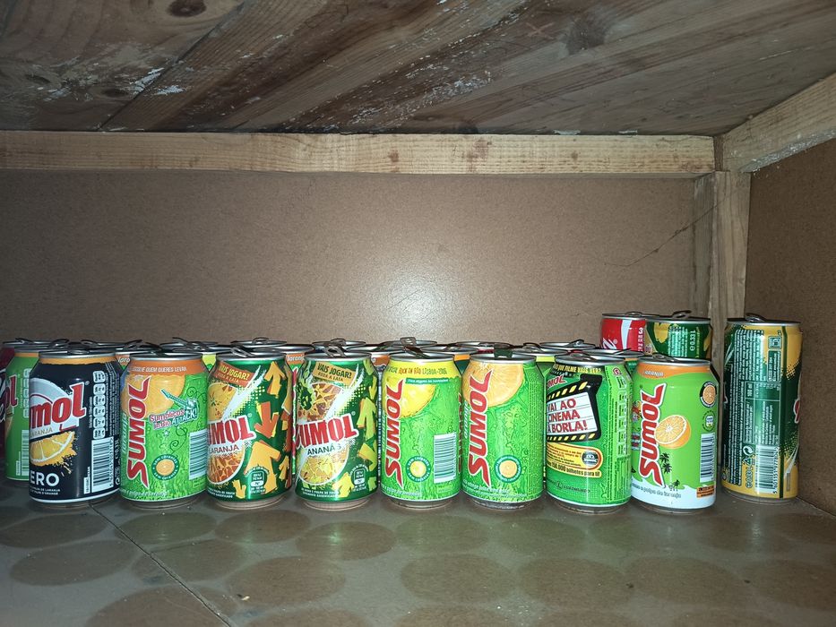 Coleção: lata bebida antiga anos 90 sumo ou cerveja
