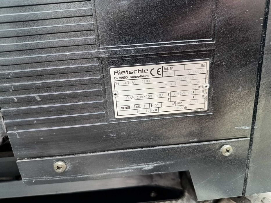Używana pompa próżniowa łopatkowa Rietschle D-79650