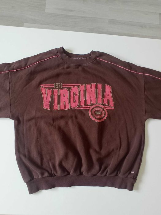 Pull & Bear Pacyfic Republic bluza damska przez głowę r S