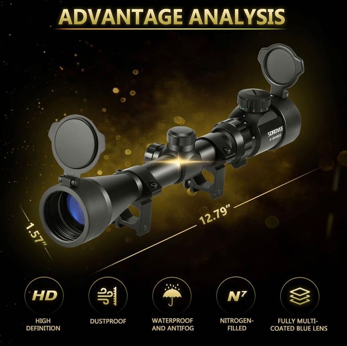 Оптичний приціл два різних оптический прицел 3-9х40 та 1-4х20