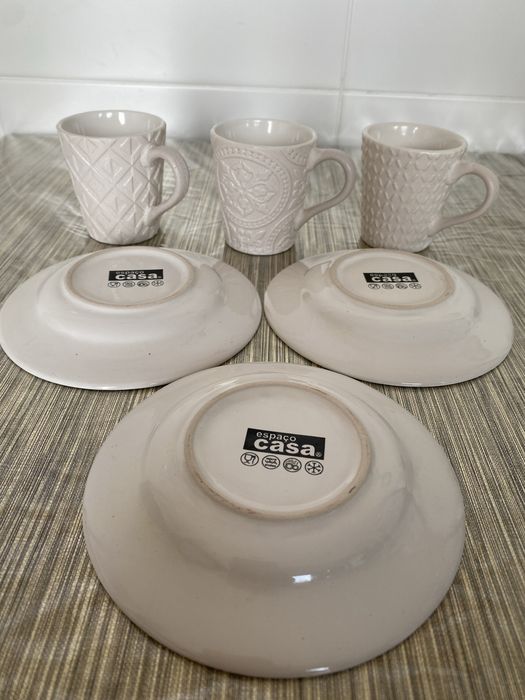 Conjunto 3chávenas café pires425517862837954562