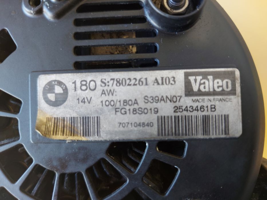 Alternador original bmw 180A