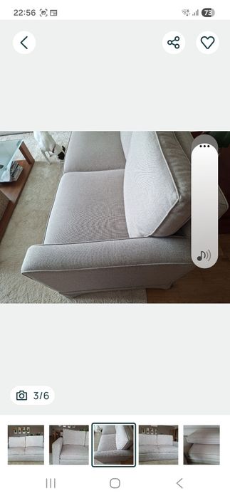 Dois sofás ingleses de 3 lugares 380€ cada