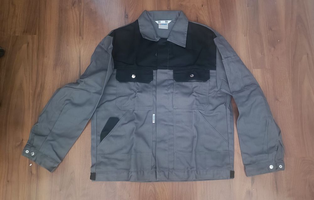 Jaqueta (20€) e bermuda (14€) de trabalho para homem da REINDL