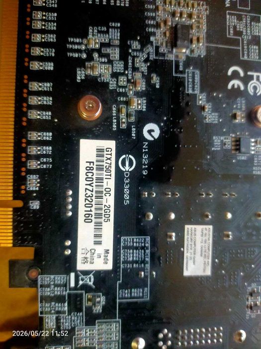 750 ti Asus відеокарта 2 gb