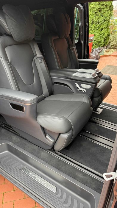 2026 рік нові оригінальні сидіння сиденья капітанки Mercedes V-клас W447 VIP шкіра Nappa реклайнери, максимальні по комплектації, мульти підсвітка