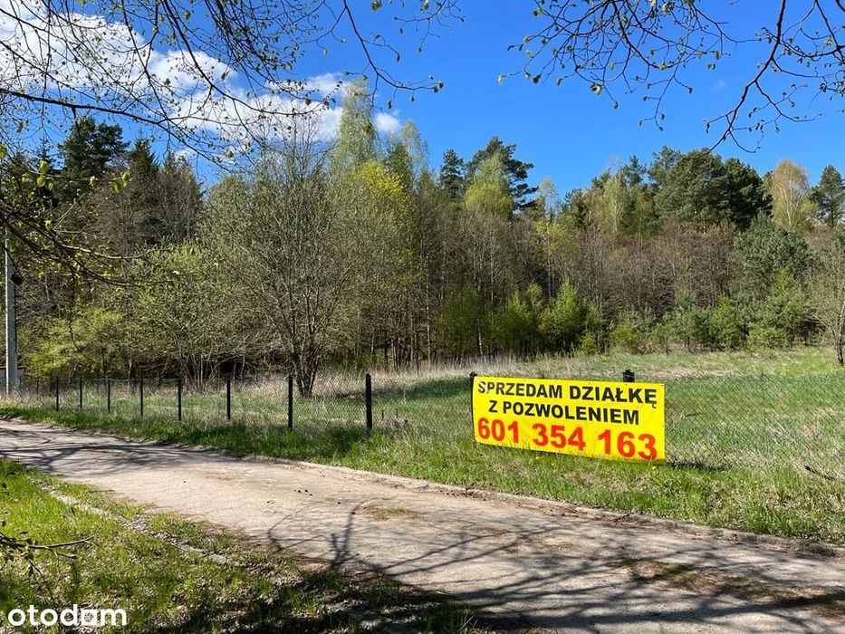 Działka budowalano-rekreacyjna z pozwoleniem na budowę