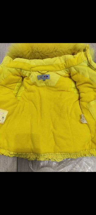 Дуже тепла дитяча куртка 1-2 роки для дівчинки
