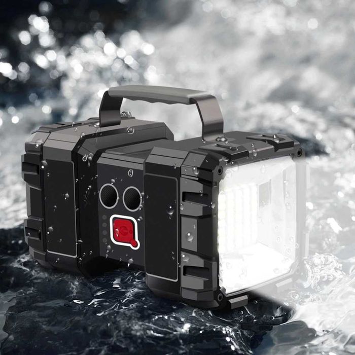 Mocna latarka lampa turystyczna powerbank lampka