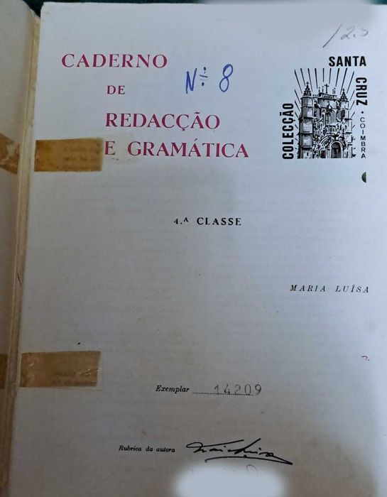 Livros escolares antigos