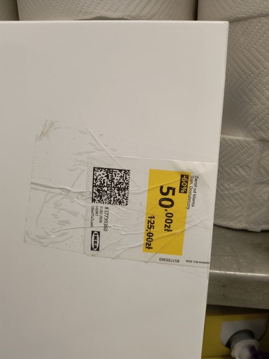 Ikea Veddinge (do Metod) drzwi front białe 40x100 cm