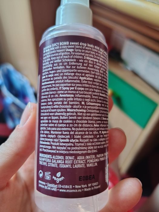 Essence juicy bomb mgiełka do ciała 104 cookie crazy