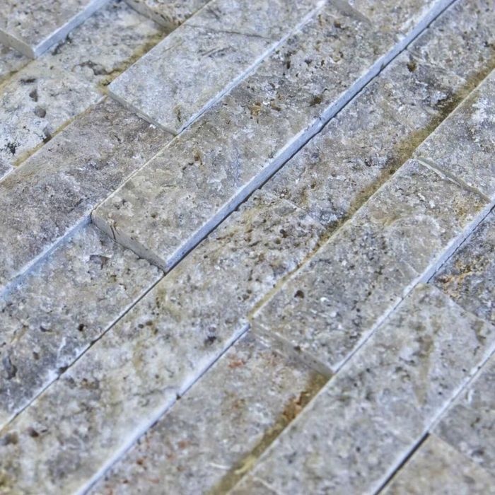 Panel kamienny trawertyn Silver łupany 61x15,2x1-1,5 cm