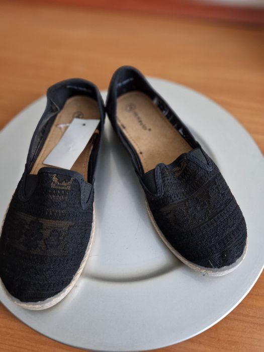 Czarne nowe espadryle - MCKeylor - 36