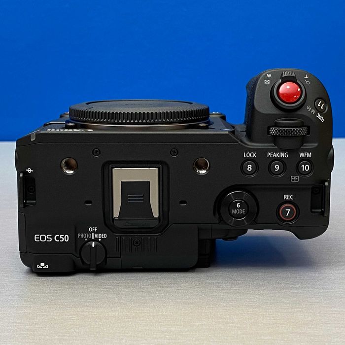 Canon EOS C50 (Corpo) - 34.2MP | 7K 3:2 Open Gate | NOVA | 3 ANOS DE GARANTIA