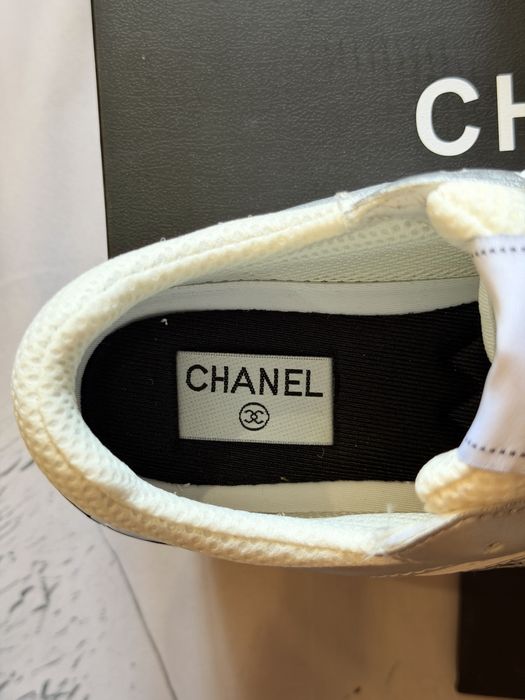 Кросівки Chanel Runner White-Grey / шанель ранер біло-сірі унісекс sneakers, повний комплект, коробка, пакет, картка