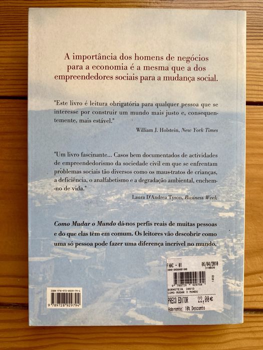 Livro Como Mudar o Mundo