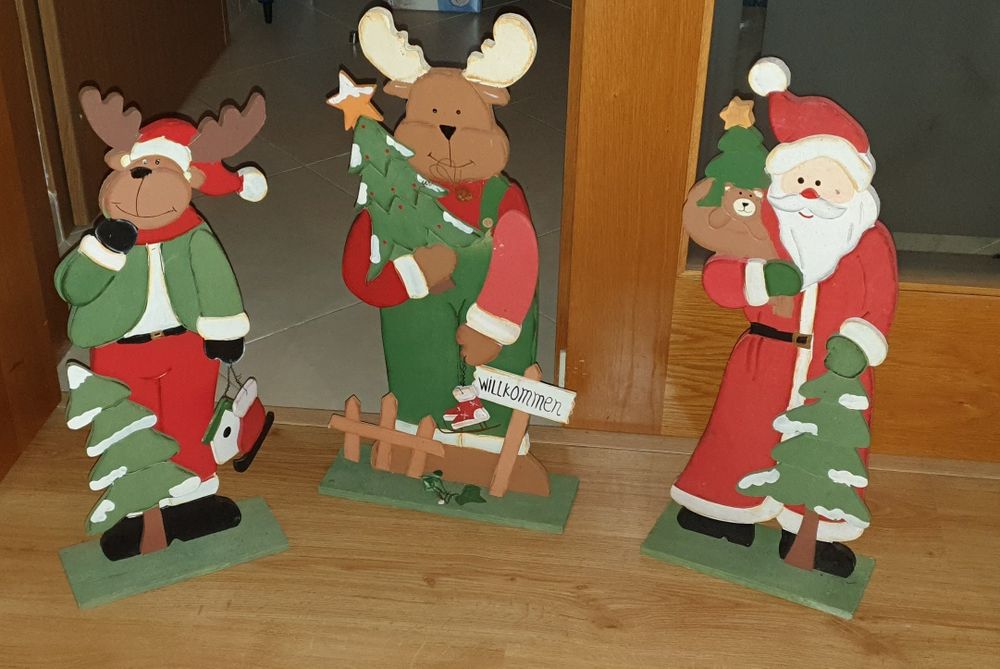 Bonecos de natal vintage