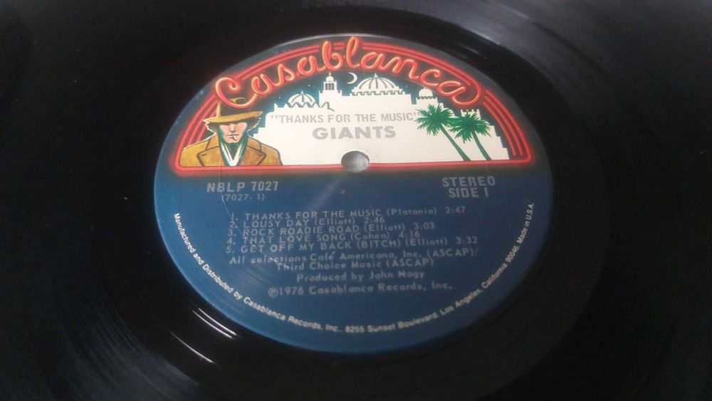 Giants - Thanks For The Music - winyl