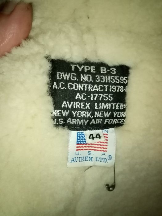 Пілот B-3,авіатор AVIREX