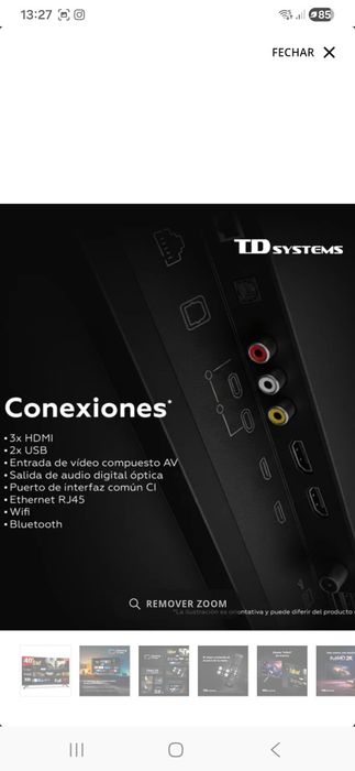 TV Smart de 40 Polegadas NOVA Samsung459630183628165124