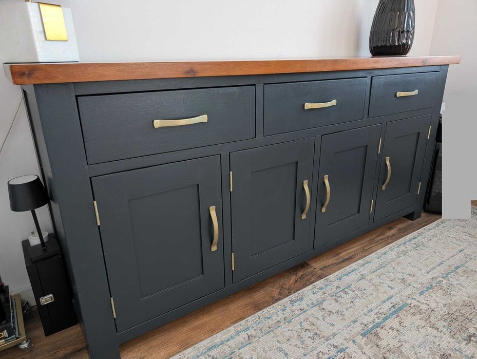 Drewniana Komoda do biura / przedpokoju (akacja)