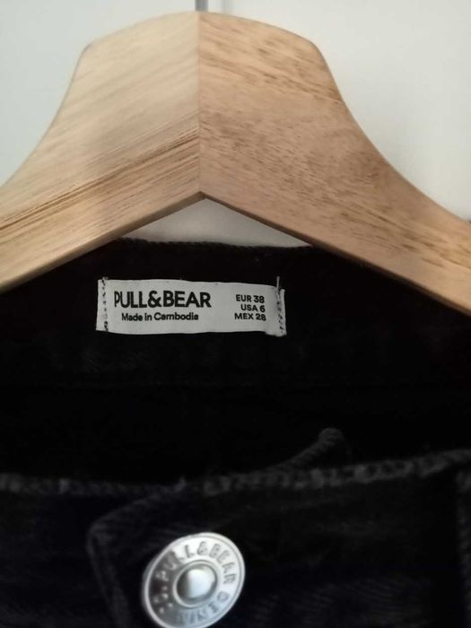 Calças Pretas Pull & Bear