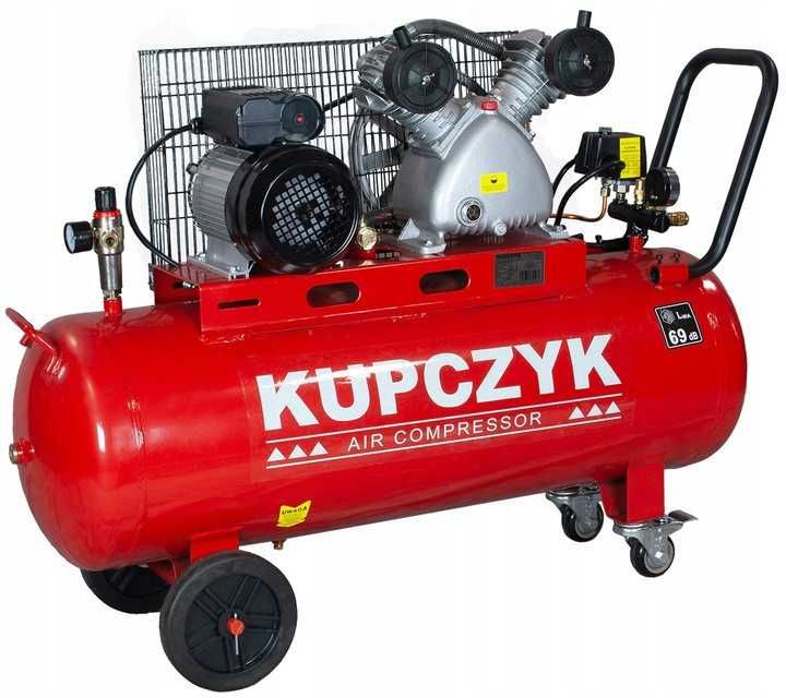 Компресор масляний ремінний Kupczyk KKT400 100 л 1.8 кВт 10 бар 350 л/хв компрессор масляный + ‼️ПОДАРУНОК‼️