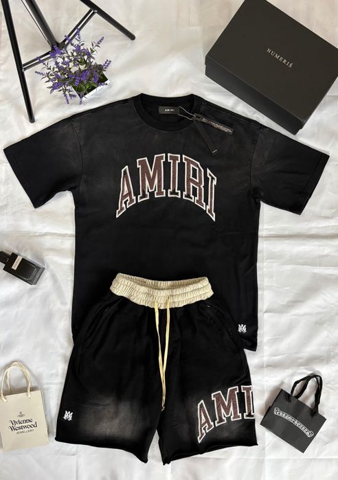 Костюм Amiri Амірі Футболка Шорти Топ Літо