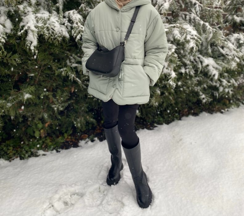 Зимова куртка ( від бренду stimma)+ чорна сумка