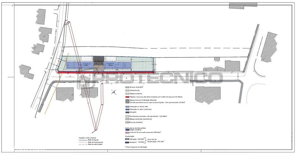 Terreno Aradas com Projeto Aprovado p/ 2 moradias