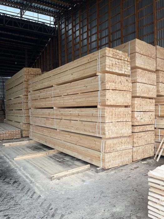 Обрезной брус (доска) 100*50*3м . Производитель пиломатериалов