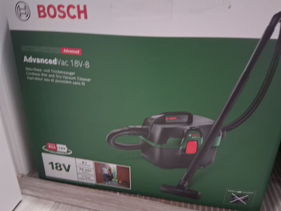 Aspirador Bosh  AvancedVac 18V-8 novo (sem baterias)