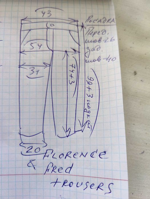 Джинсы брюки Florence&Fred trousers w34.
