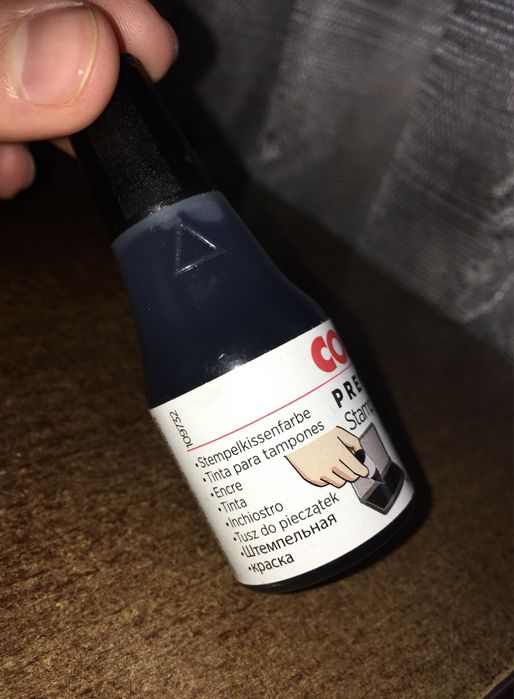 Новая штемпельная краска