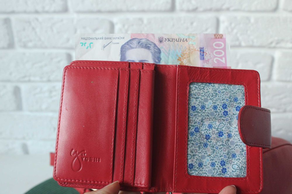 Набір сумка Next і гаманець Yoshi. Обоє з натуральної шкіри.