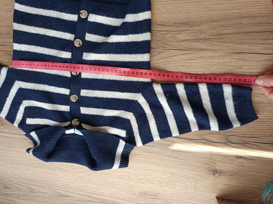 Sweter z kołnierzem rozpinany dla chłopca Zara r  104