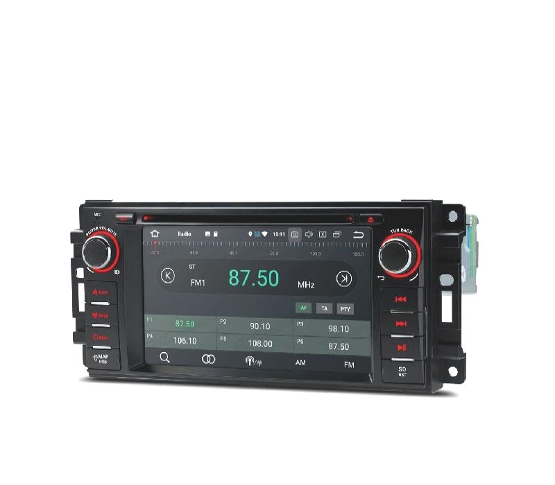 AUTO RADIO GPS ANDROID 11 PARA JEEP DODGE CHRYSLER