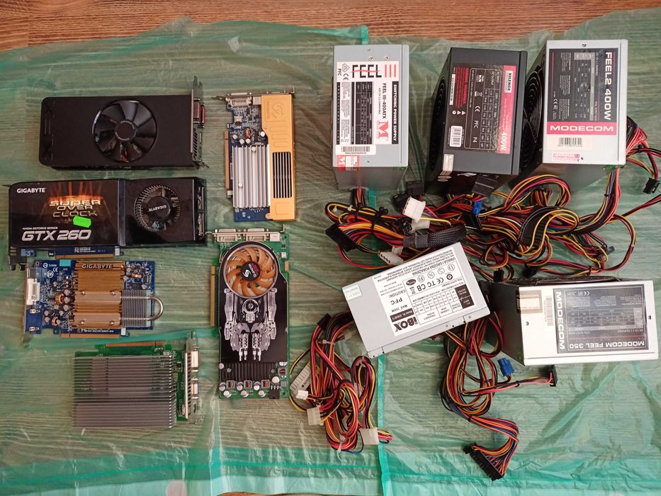Dell OptiPlex 7010, płyty główne, zasilacze, karty graficzne uszkodzone