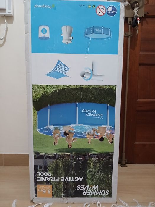 Piscina 3.6m: nunca usada