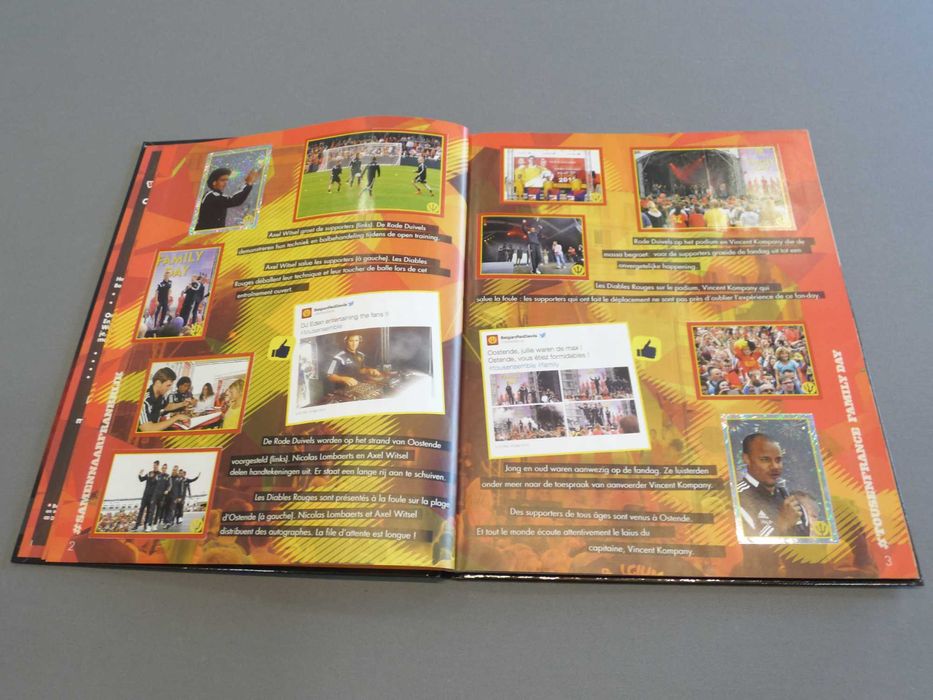 Cadernetas Completas França e Bélgica, da Panini