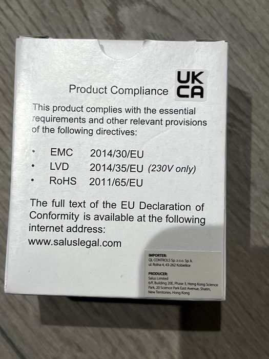 SALUS siłownik termoelektryczny T30NC 24V (dostepne 12 sztuk)