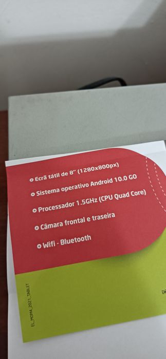 Tablet de 8 polegadas,nova