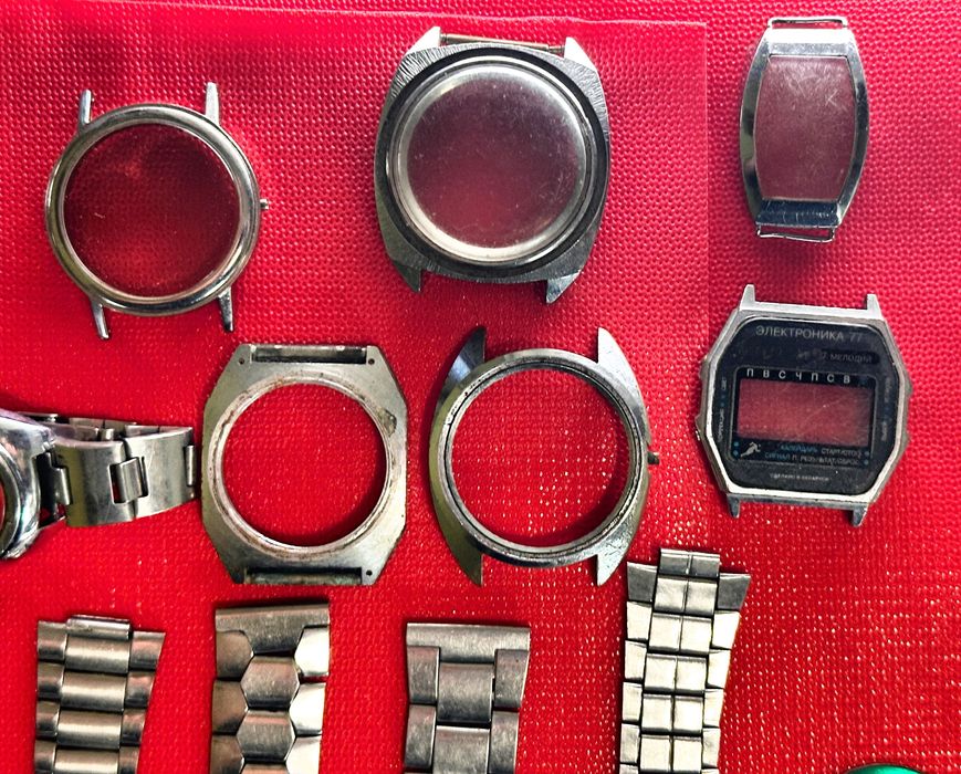 Браслеты и запчасти для часов Ссср