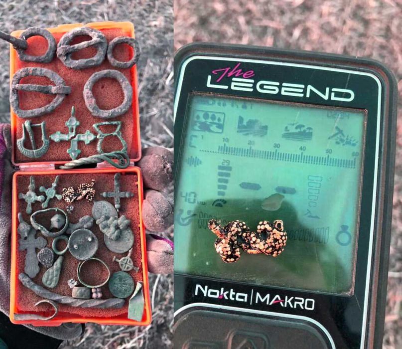 Металошукач Nokta The Legend FULL. Котушки: LG15+LG30+LG35 / Навушники