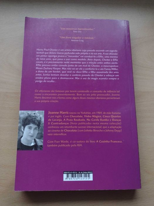 Livro "Valete de Copas e Dama de Espadas" de Joanne Harris.