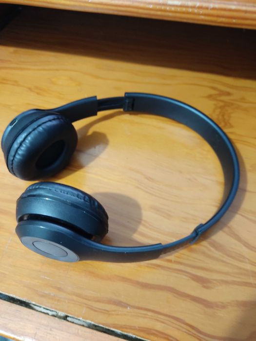 Fones Bluetooth Sem fios Auscultadores grandes entrada cartão micro SD