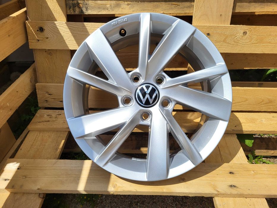 [966] Felgi aluminiowe VW ORYGINALNE 16 cali 5x112 GOLF TOURAN CADDY