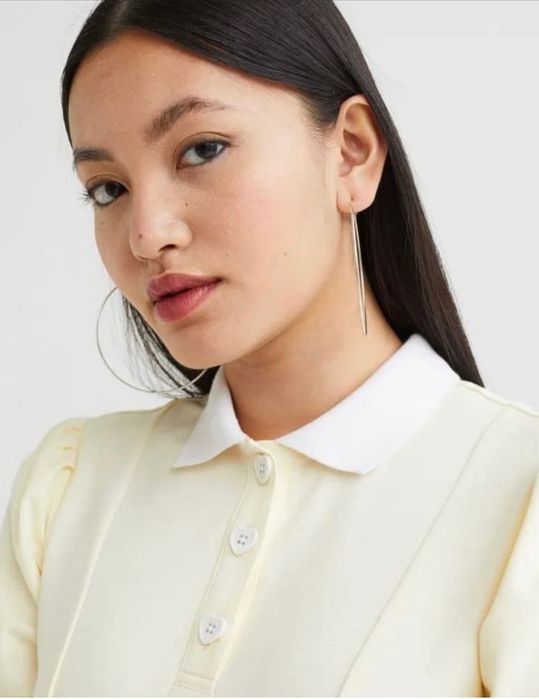 Платье с к/р H&M Светло-желтый