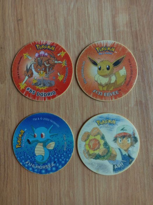 Pokemon tazo 4 sztuki